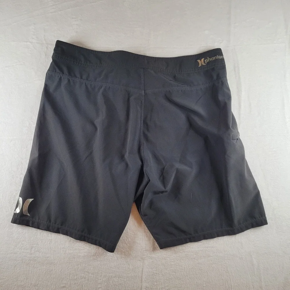 Hurley Phantom Mens Board Shorts Size 36 Gray Recycled Swim Trunks D7254-00
